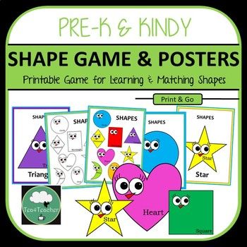 Shapes Game & Posters