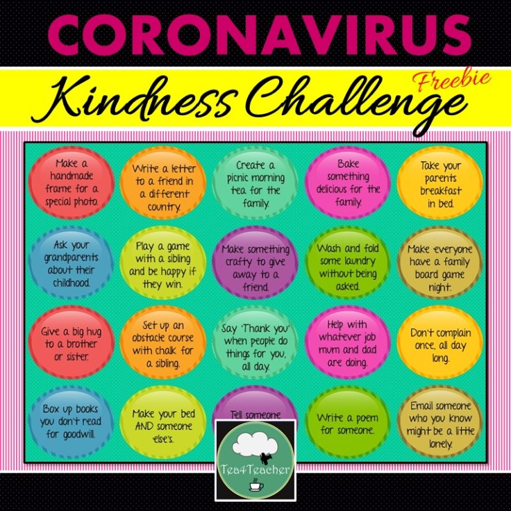 CoronaKindness Covid 19 kindness challenge
